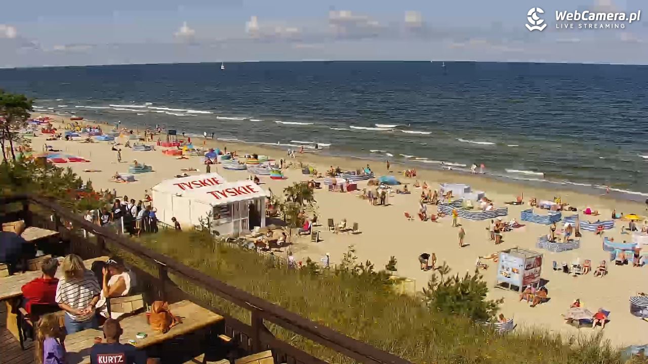 Międzywodzie - widok na plażę - 08 sierpień 2026, 11:24
