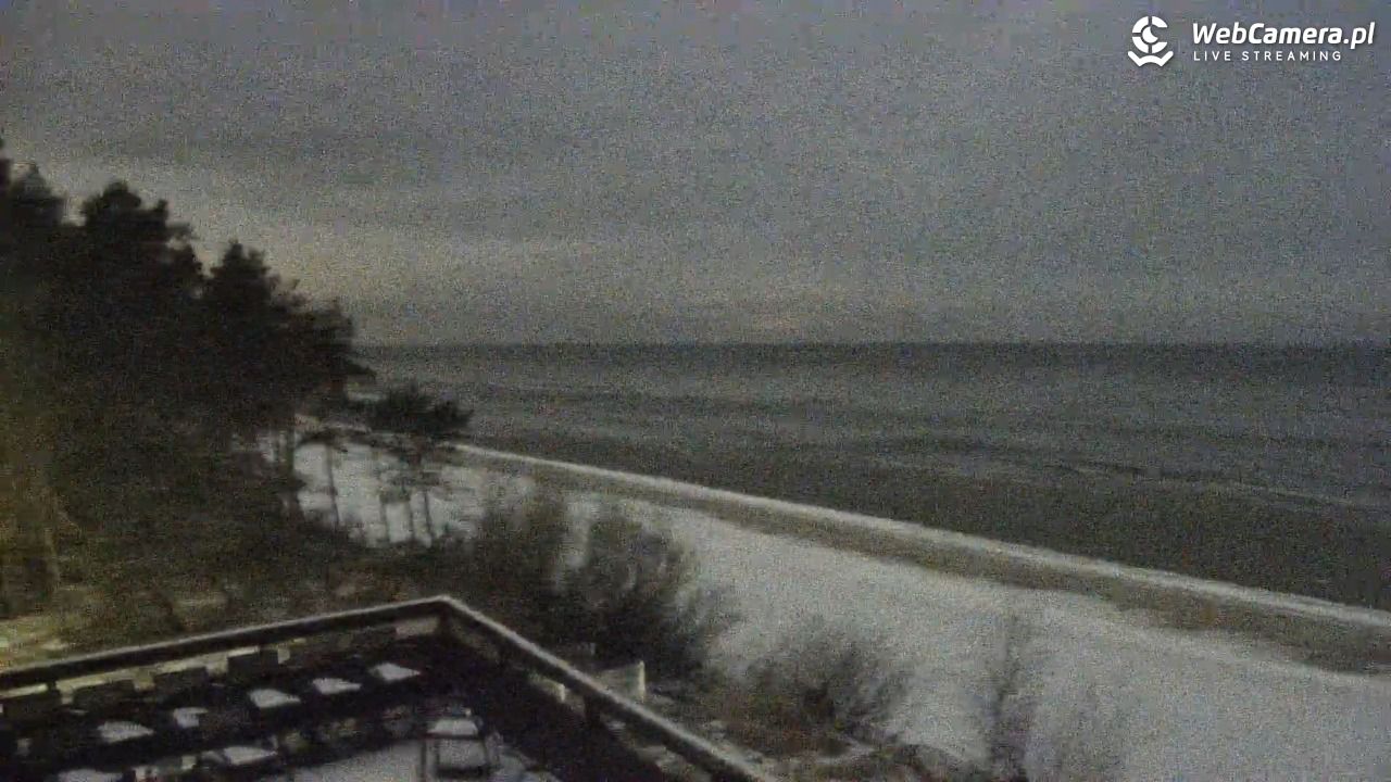 Międzywodzie - widok na plażę - 03 luty 2026, 02:21