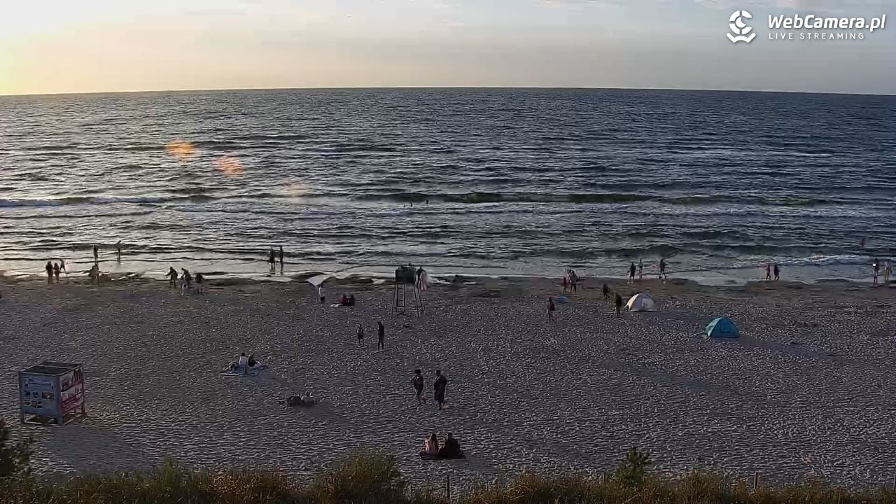 Międzywodzie - widok na plażę - 06 sierpień 2026, 20:08