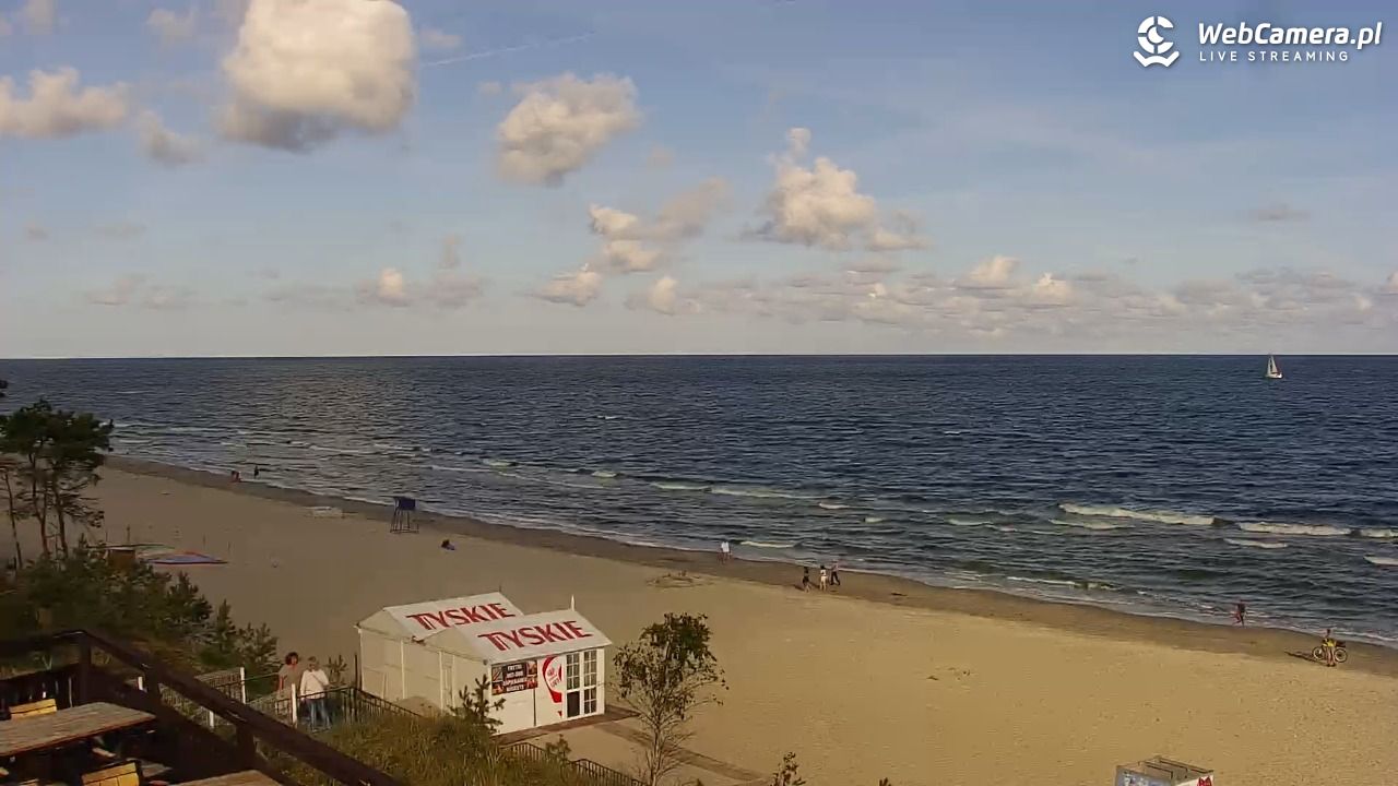 Międzywodzie - widok na plażę - 08 sierpień 2026, 08:36