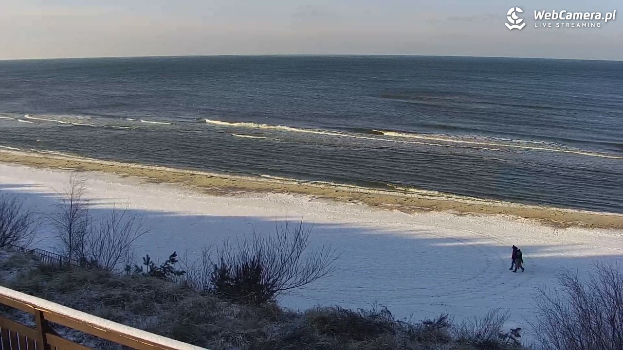 Międzywodzie - widok na plażę - 31 styczeń 2026, 14:08