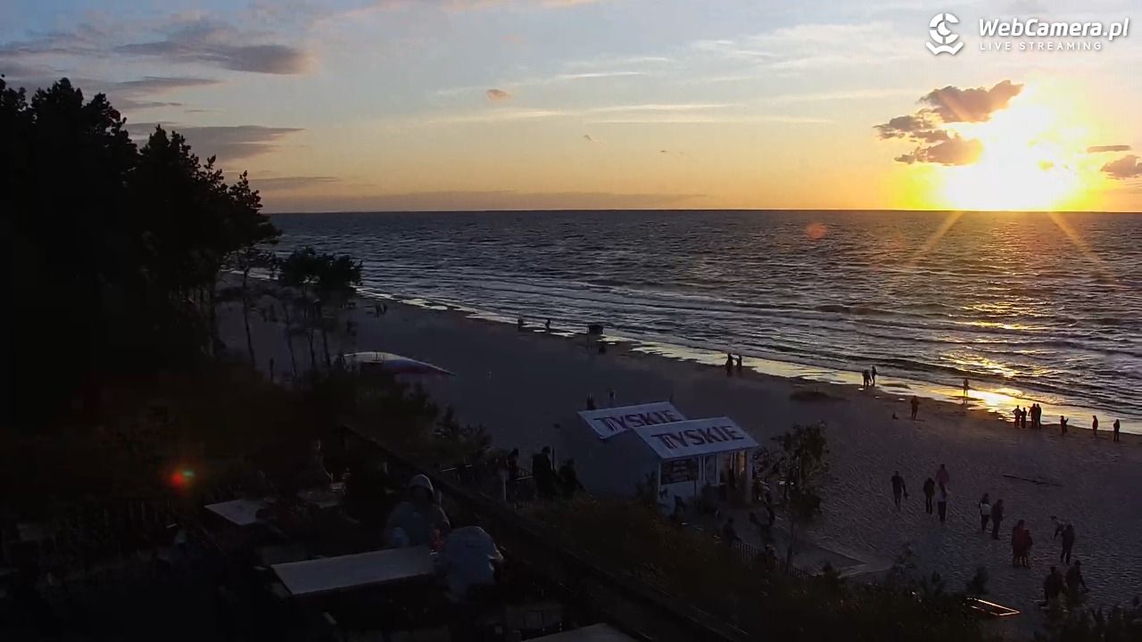 Międzywodzie - widok na plażę - 07 sierpień 2026, 20:26