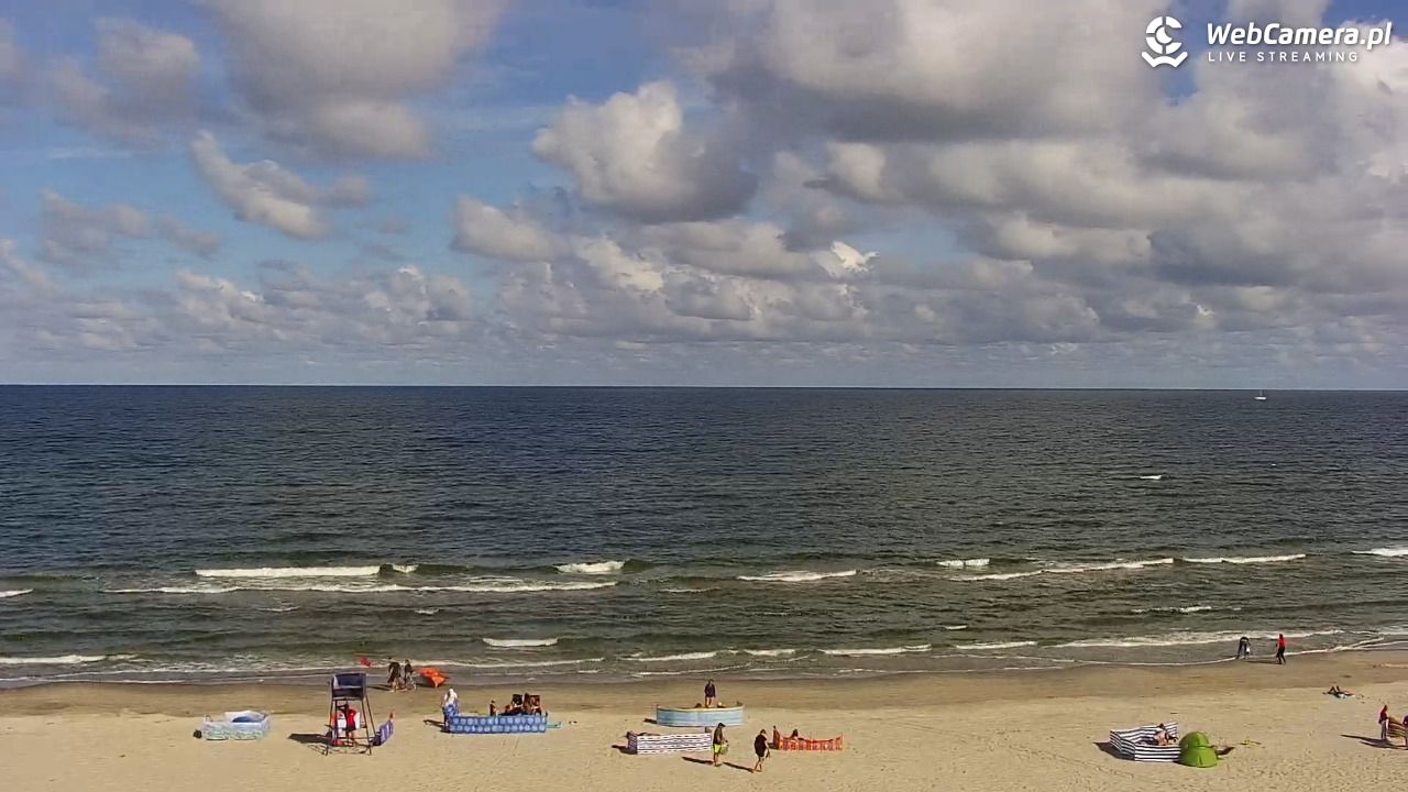 Międzywodzie - widok na plażę - 08 sierpień 2026, 10:09