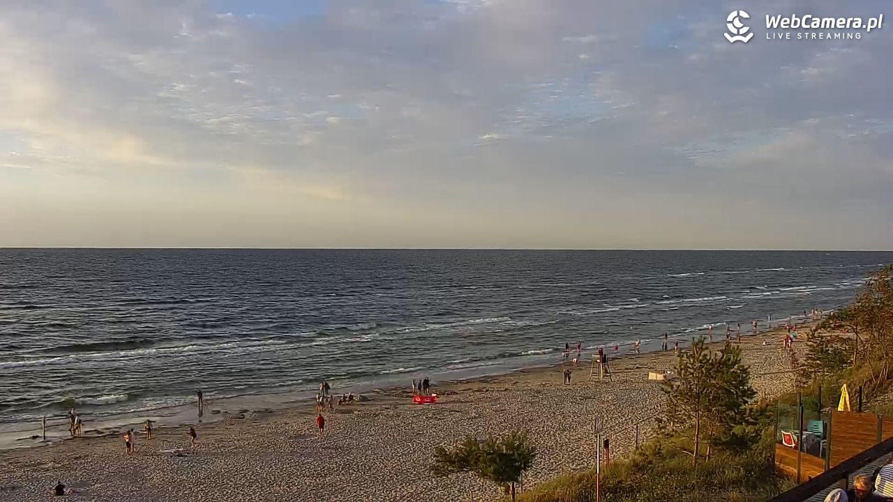Międzywodzie - widok na plażę - 06 sierpień 2026, 20:10