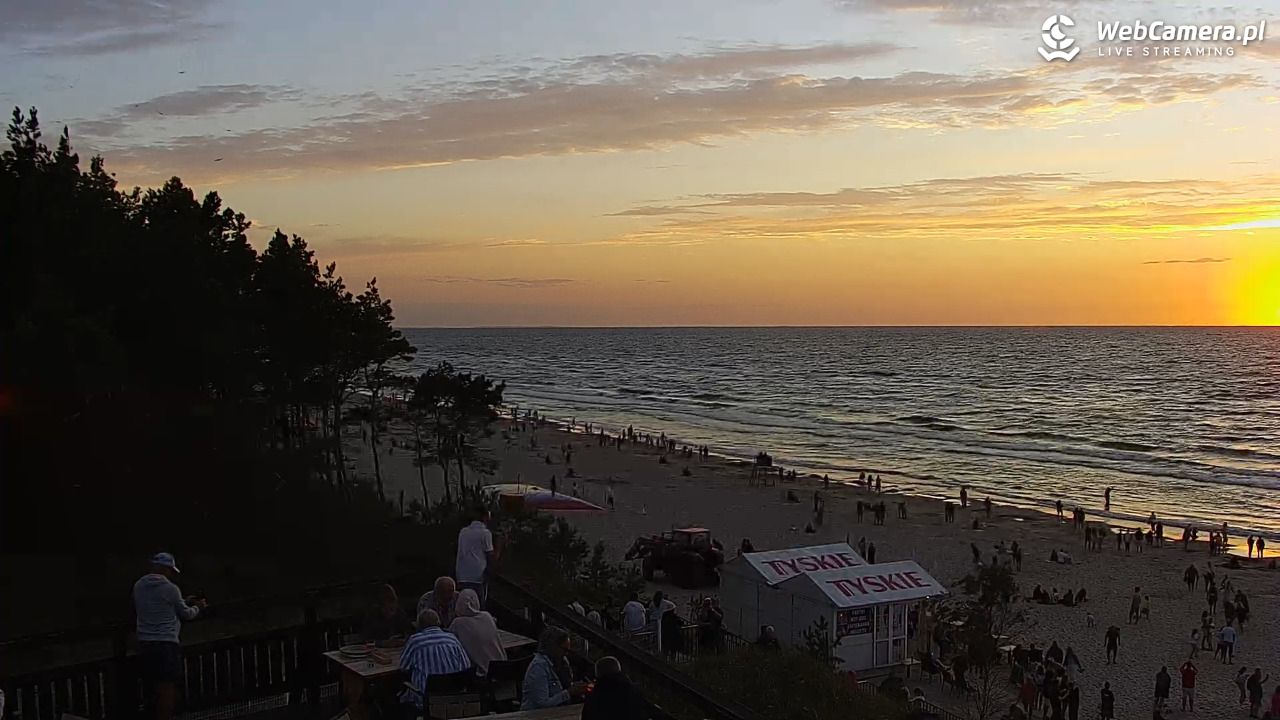 Międzywodzie - widok na plażę - 06 sierpień 2026, 20:45