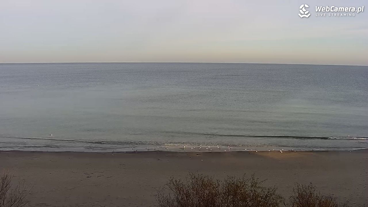 Międzywodzie - widok na plażę - 01 listopad 2025, 08:36