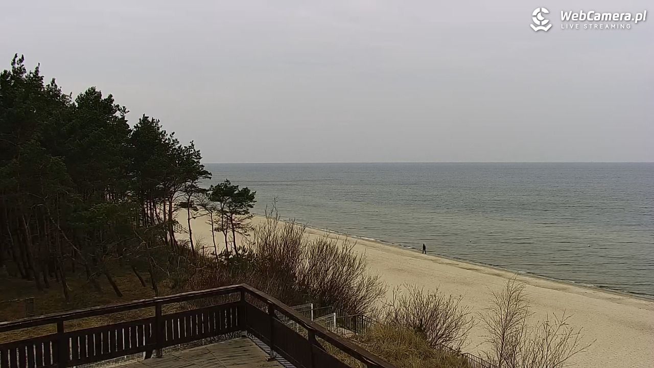 Międzywodzie - widok na plażę - 24 marzec 2026, 11:08
