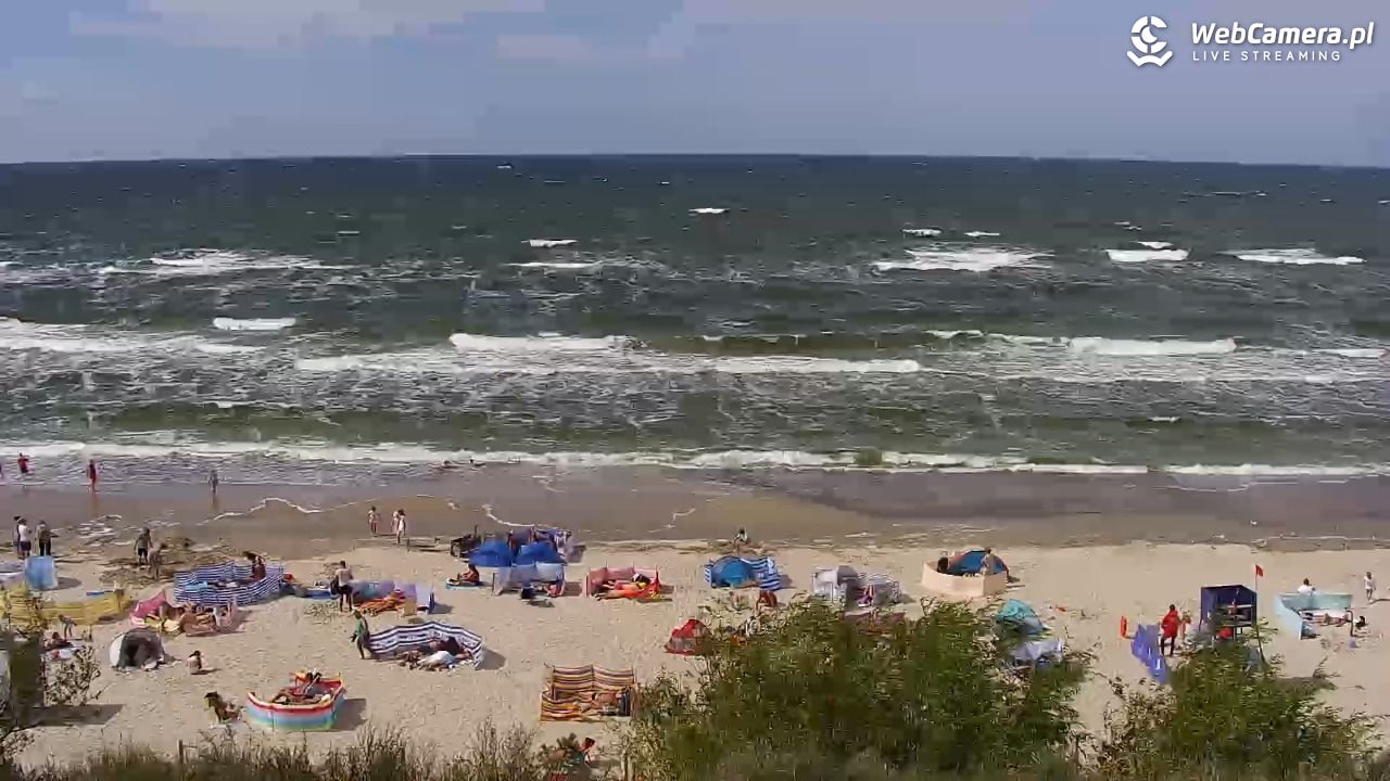 Międzywodzie - widok na plażę - 28 lipiec 2025, 15:34