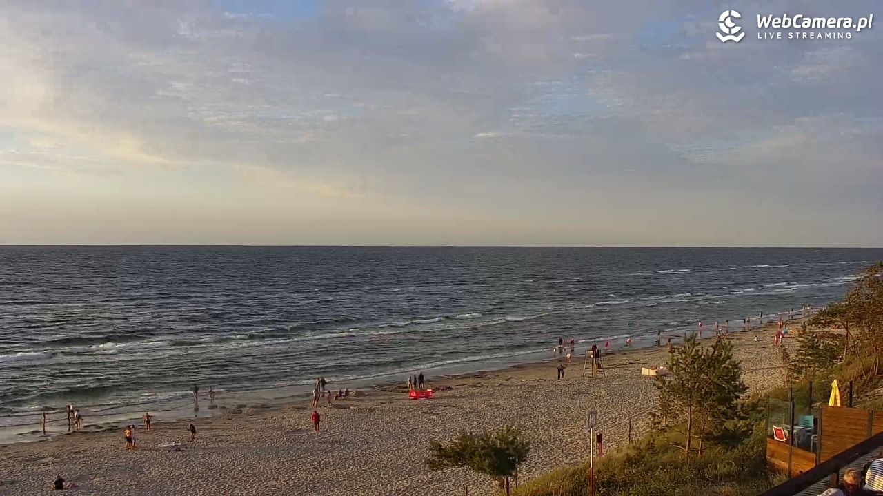 Międzywodzie - widok na plażę - 06 sierpień 2026, 20:10
