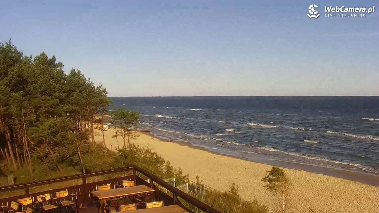 Międzywodzie - widok na plażę - 22 czerwiec 2026, 06:51