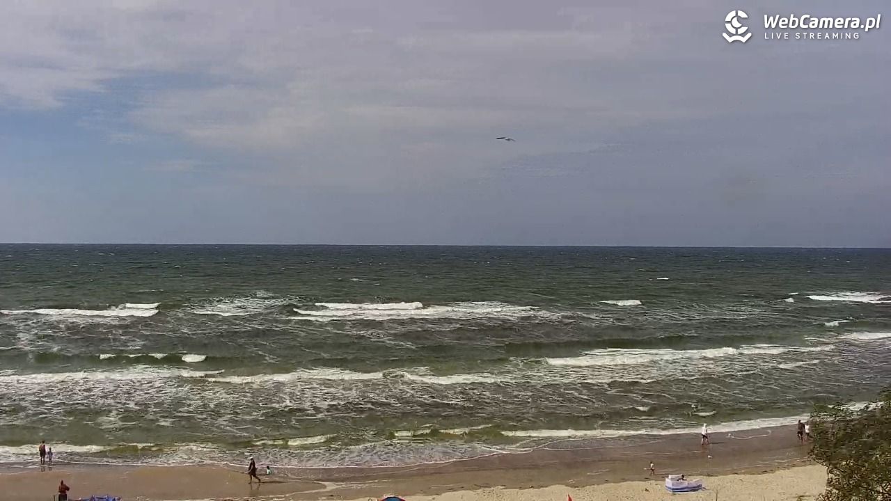 Międzywodzie - widok na plażę - 28 lipiec 2025, 16:19