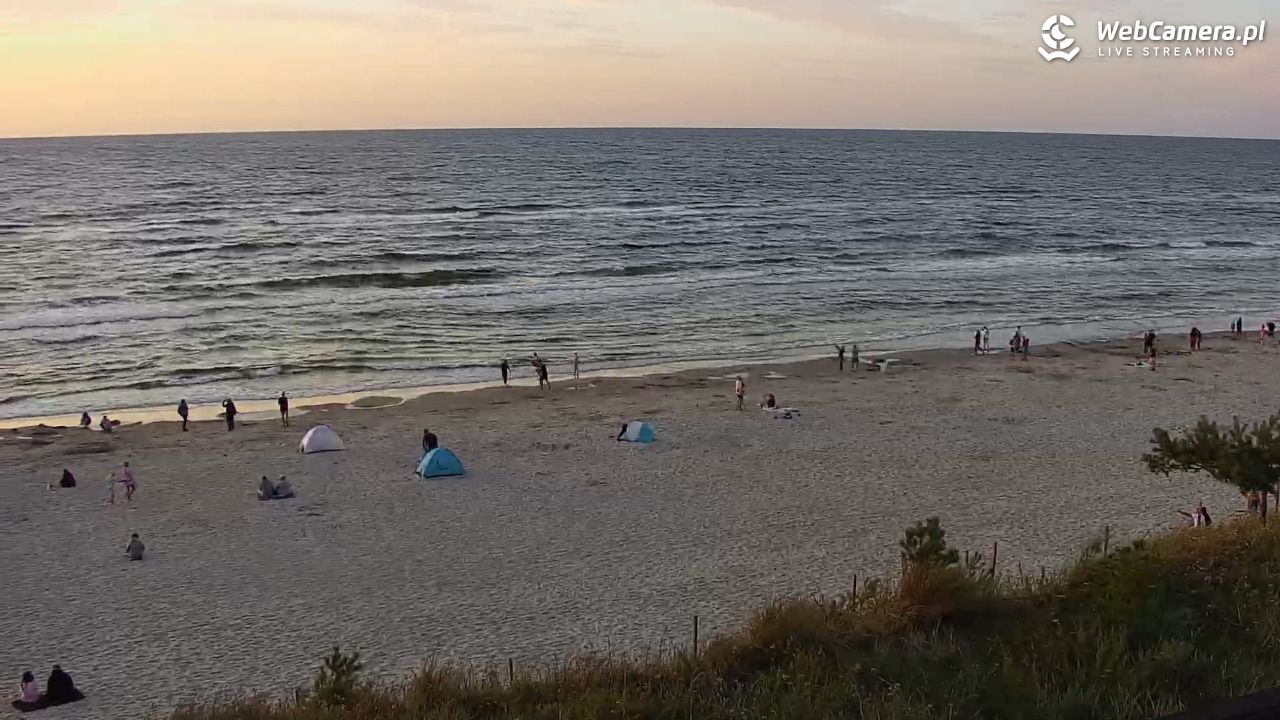 Międzywodzie - widok na plażę - 06 sierpień 2026, 20:40