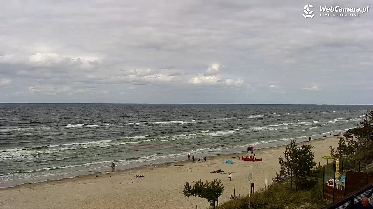 Międzywodzie - widok na plażę - 07 sierpień 2026, 15:13
