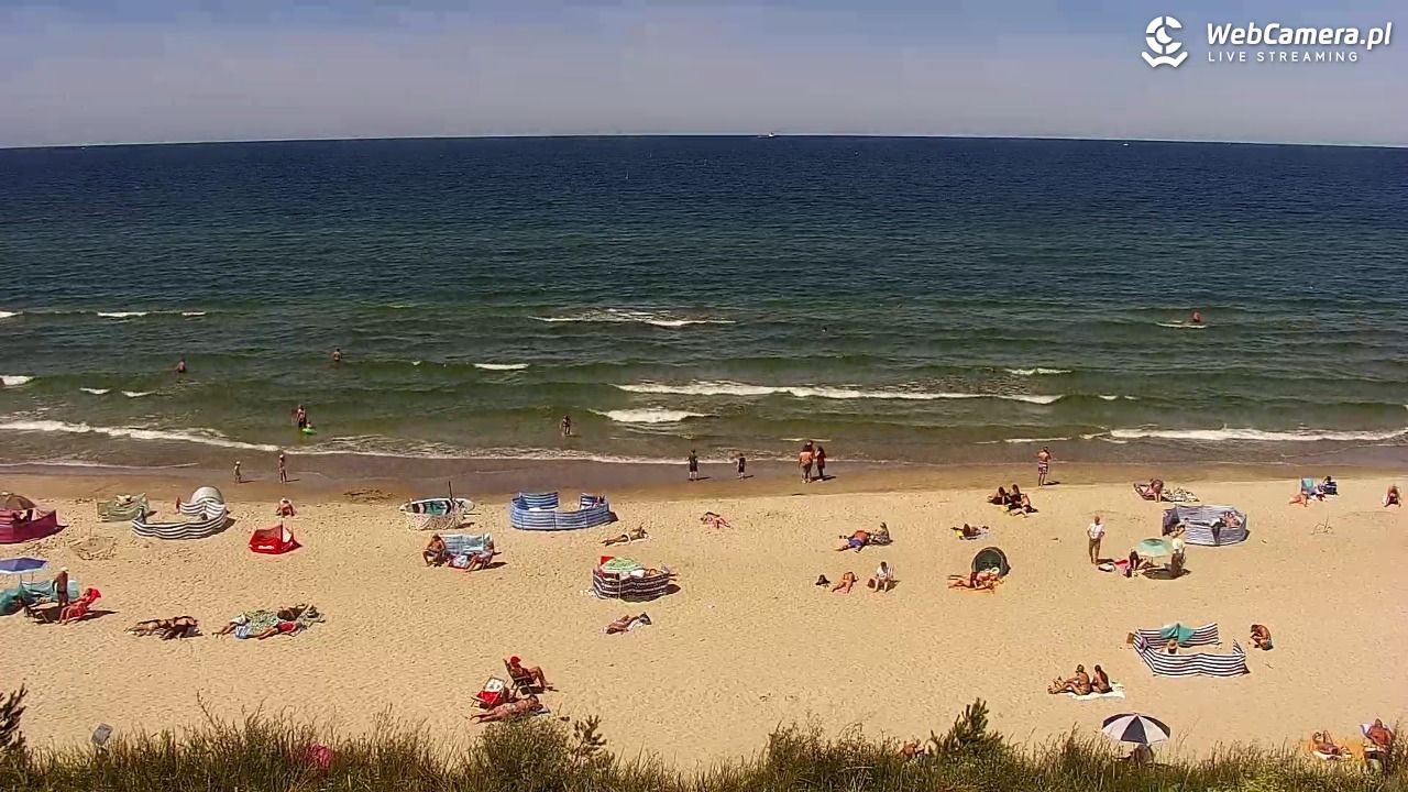 Międzywodzie - widok na plażę - 22 czerwiec 2026, 13:52