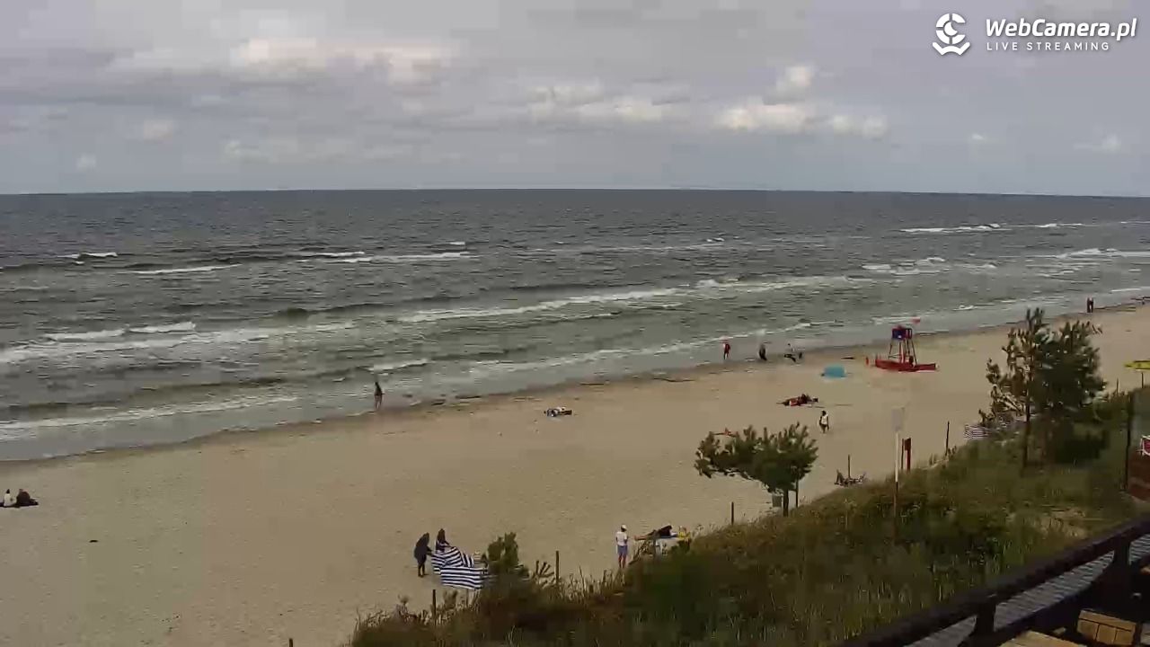 Międzywodzie - widok na plażę - 07 sierpień 2026, 15:15