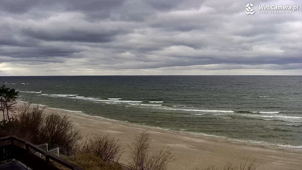 Międzywodzie - widok na plażę - 25 marzec 2026, 14:44