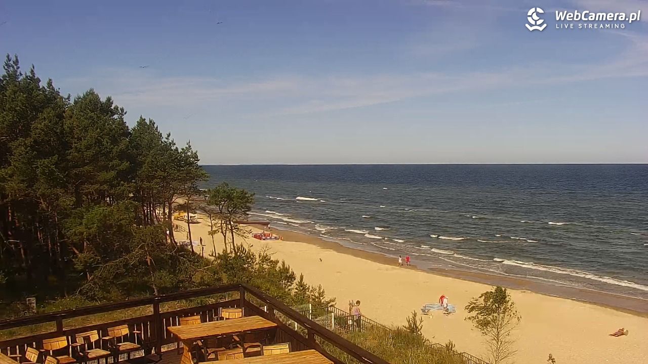 Międzywodzie - widok na plażę - 22 czerwiec 2026, 09:24
