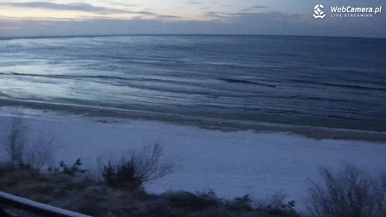 Międzywodzie - widok na plażę - 31 styczeń 2026, 17:33