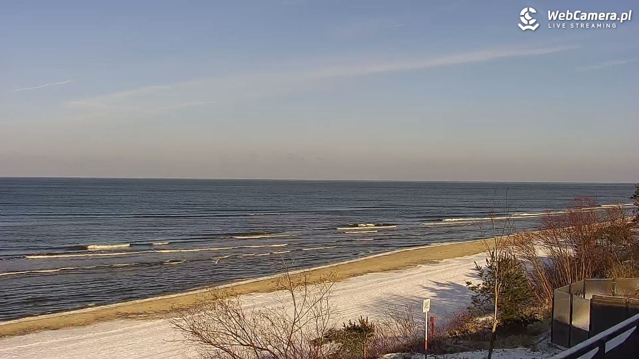 Międzywodzie - widok na plażę - 31 styczeń 2026, 12:49