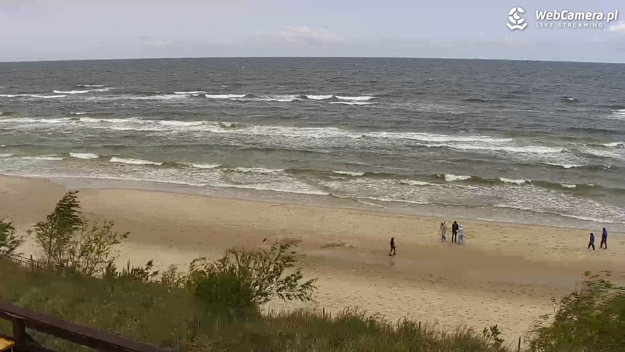 Międzywodzie - widok na plażę - 09 czerwiec 2025, 12:09