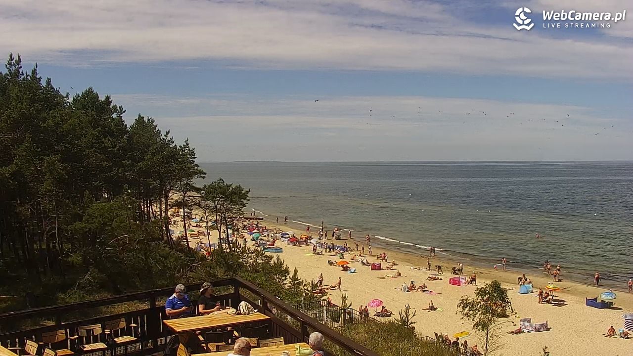 Międzywodzie - widok na plażę - 23 czerwiec 2026, 12:25