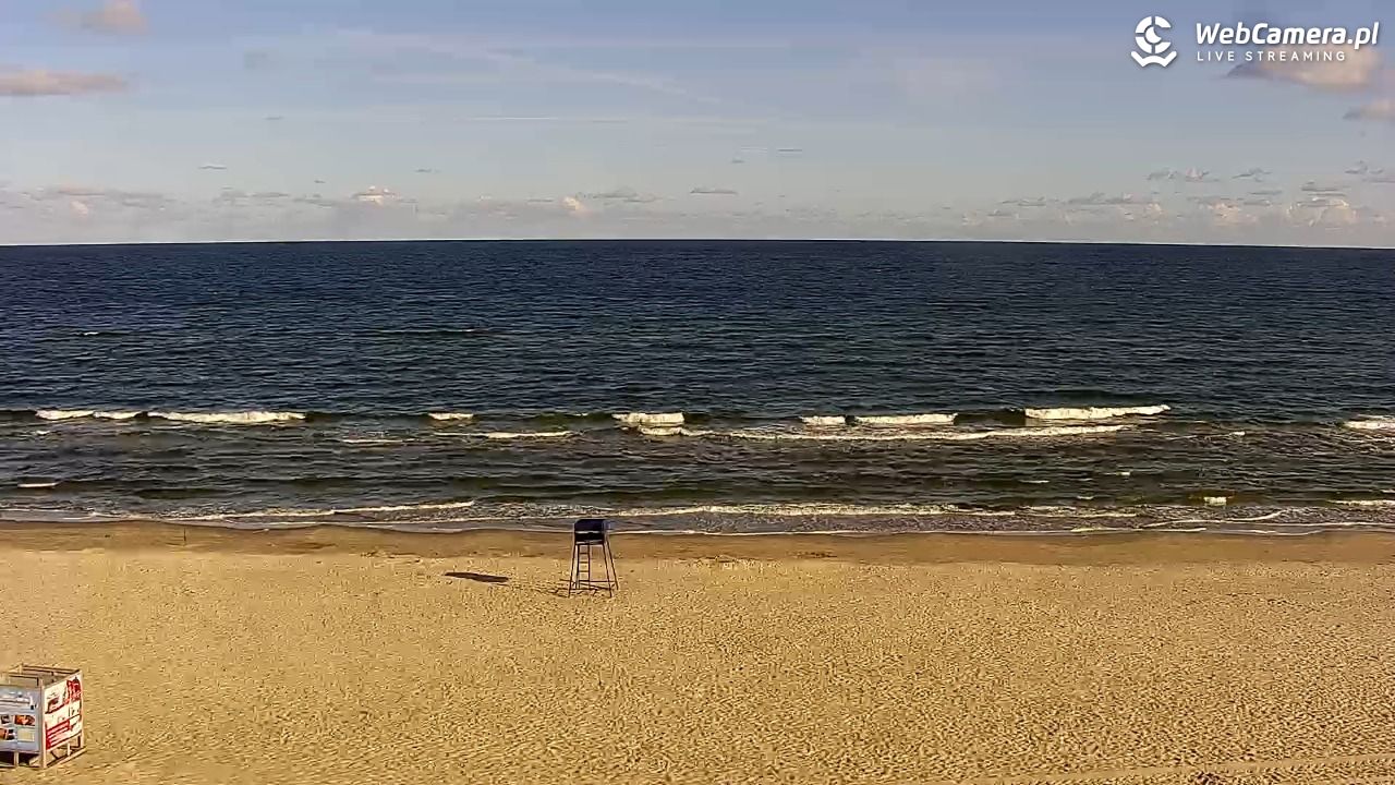 Międzywodzie - widok na plażę - 08 sierpień 2026, 08:20