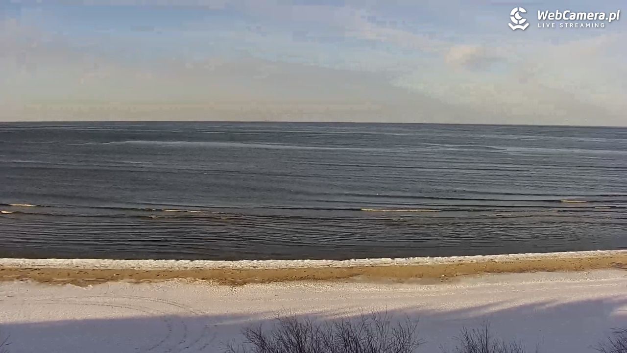 Międzywodzie - widok na plażę - 01 luty 2026, 14:46