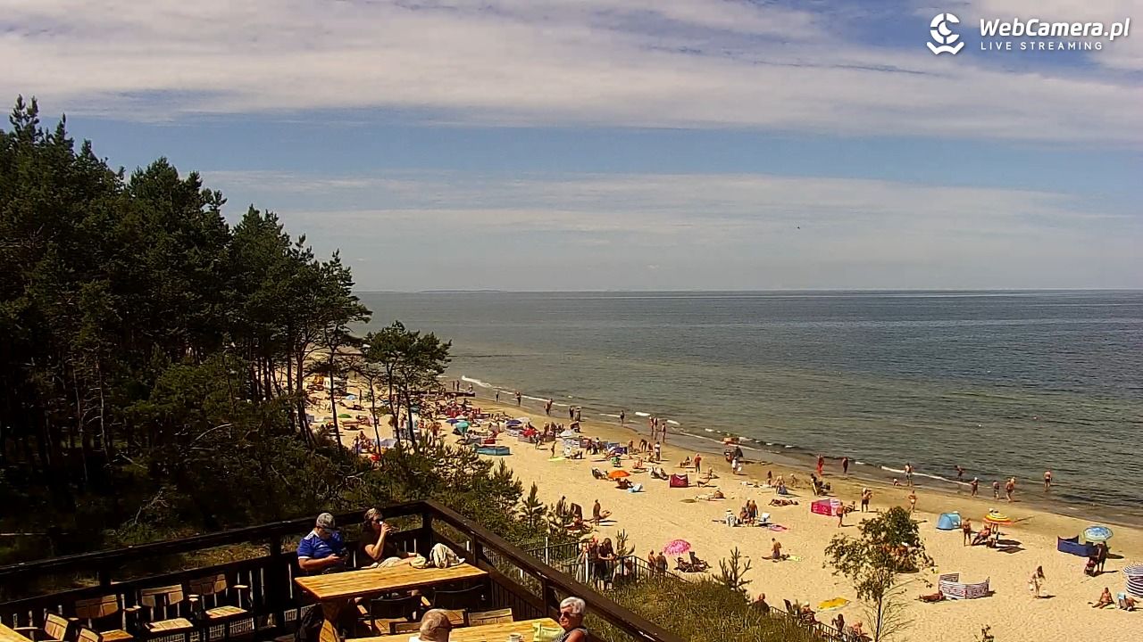 Międzywodzie - widok na plażę - 23 czerwiec 2026, 12:24