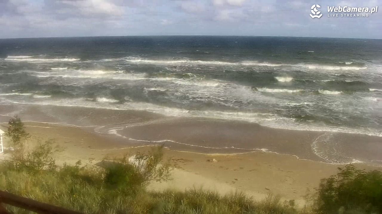 Międzywodzie - widok na plażę - 29 lipiec 2025, 07:36