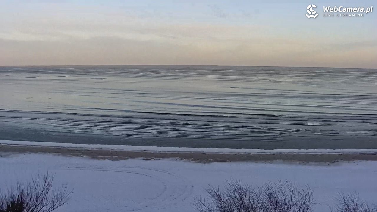 Międzywodzie - widok na plażę - 01 luty 2026, 08:32