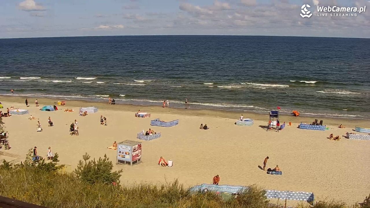 Międzywodzie - widok na plażę - 08 sierpień 2026, 10:16