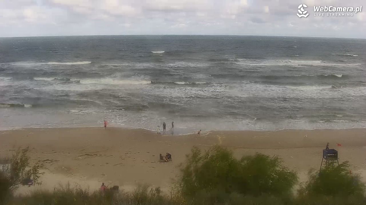 Międzywodzie - widok na plażę - 29 lipiec 2025, 09:37