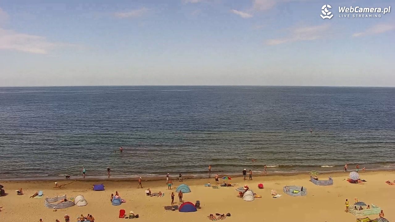 Międzywodzie - widok na plażę - 23 czerwiec 2026, 13:00