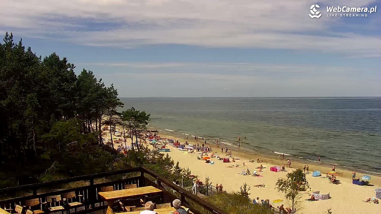 Międzywodzie - widok na plażę - 23 czerwiec 2026, 12:09