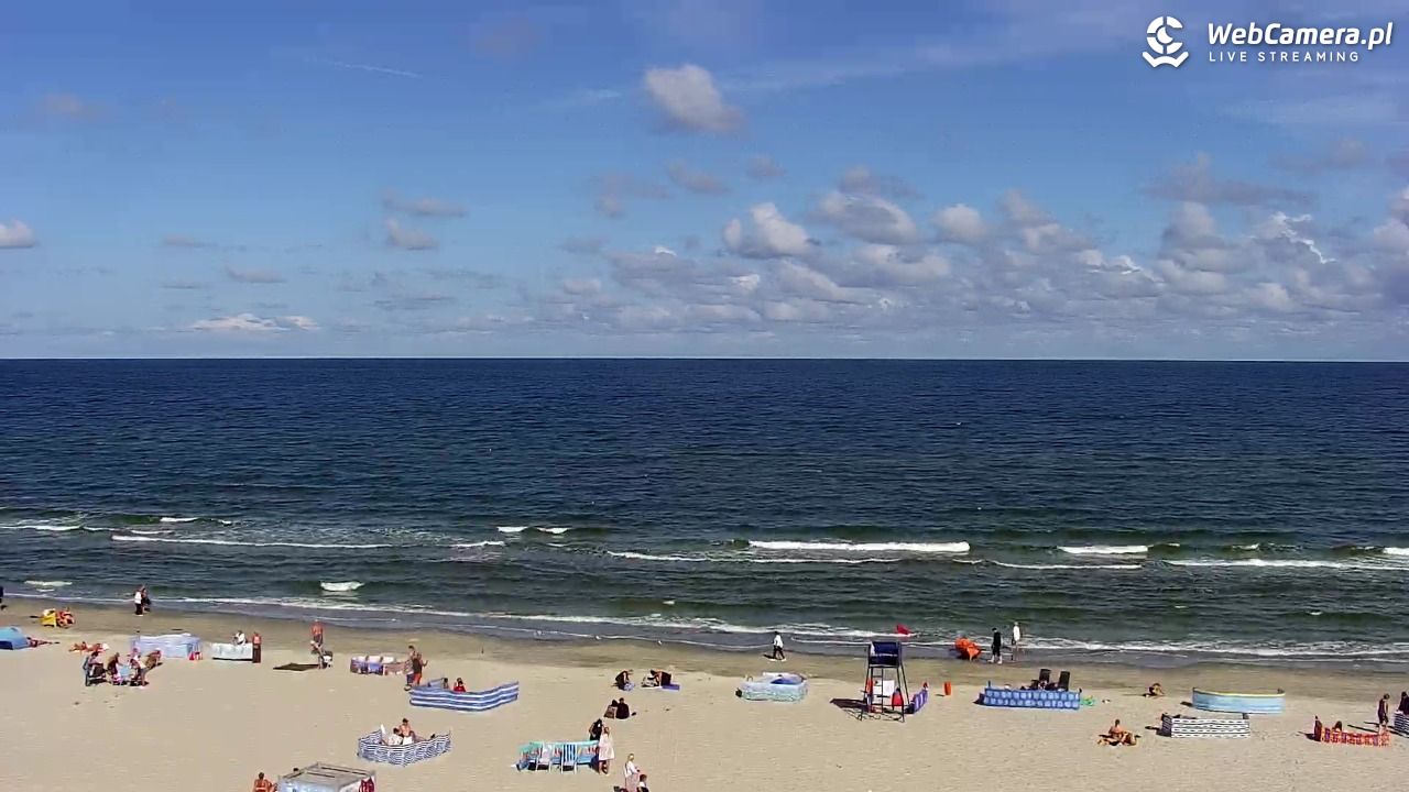 Międzywodzie - widok na plażę - 08 sierpień 2026, 10:19