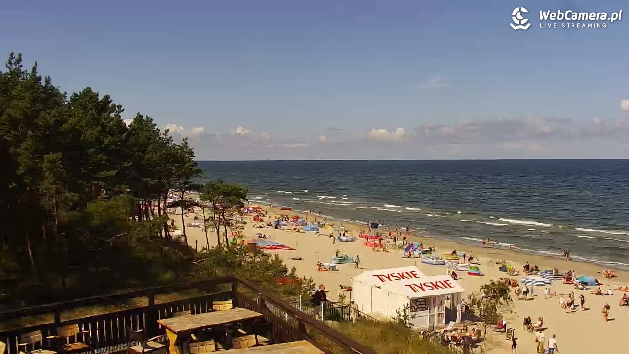 Międzywodzie - widok na plażę - 08 sierpień 2026, 11:08