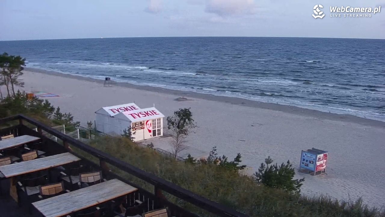 Międzywodzie - widok na plażę - 08 sierpień 2026, 04:57