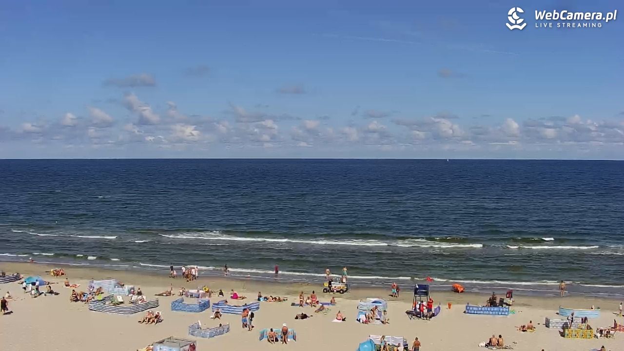 Międzywodzie - widok na plażę - 08 sierpień 2026, 10:57