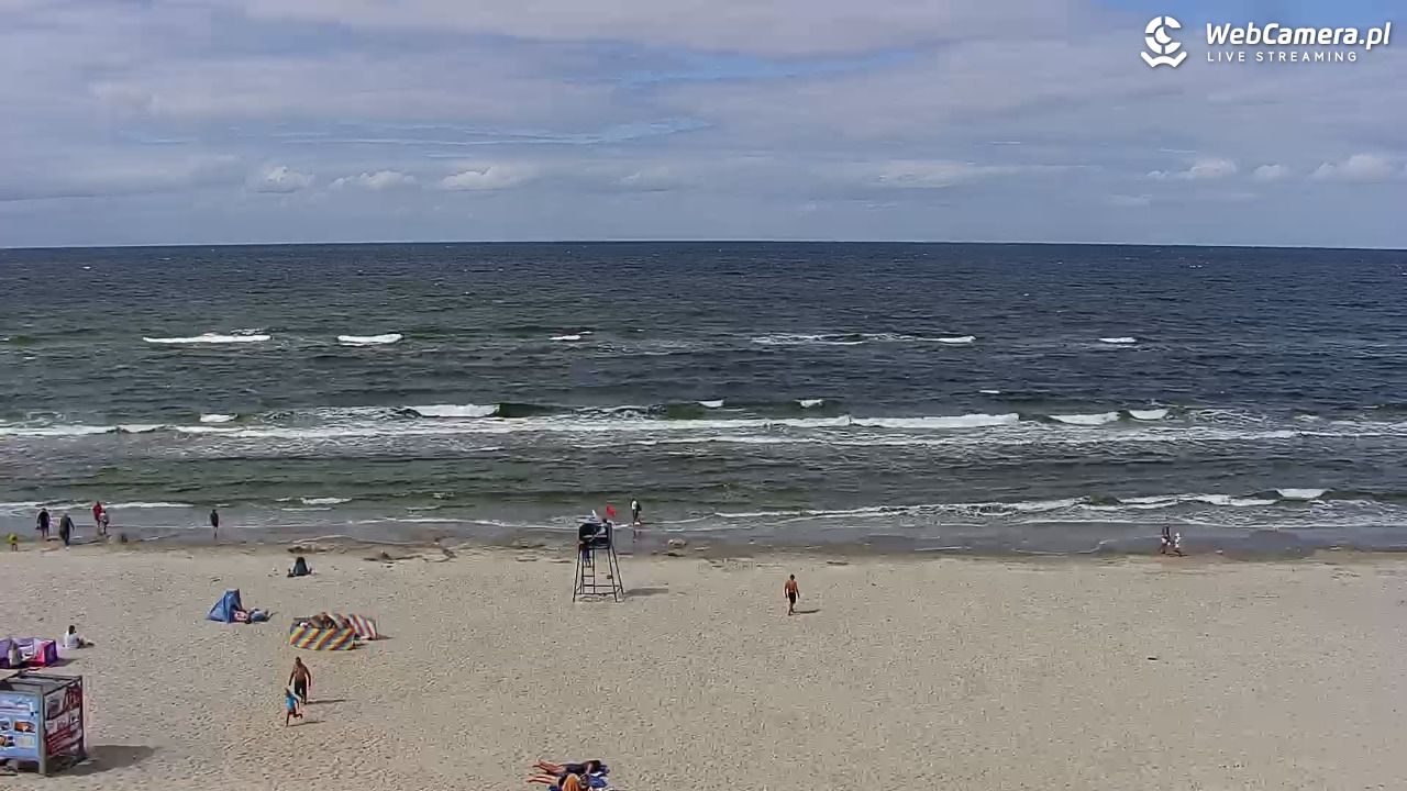 Międzywodzie - widok na plażę - 07 sierpień 2026, 14:33