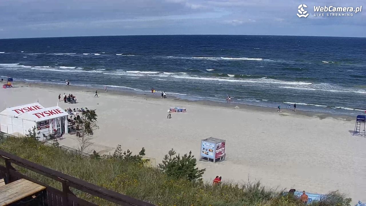 Międzywodzie - widok na plażę - 07 sierpień 2026, 10:43