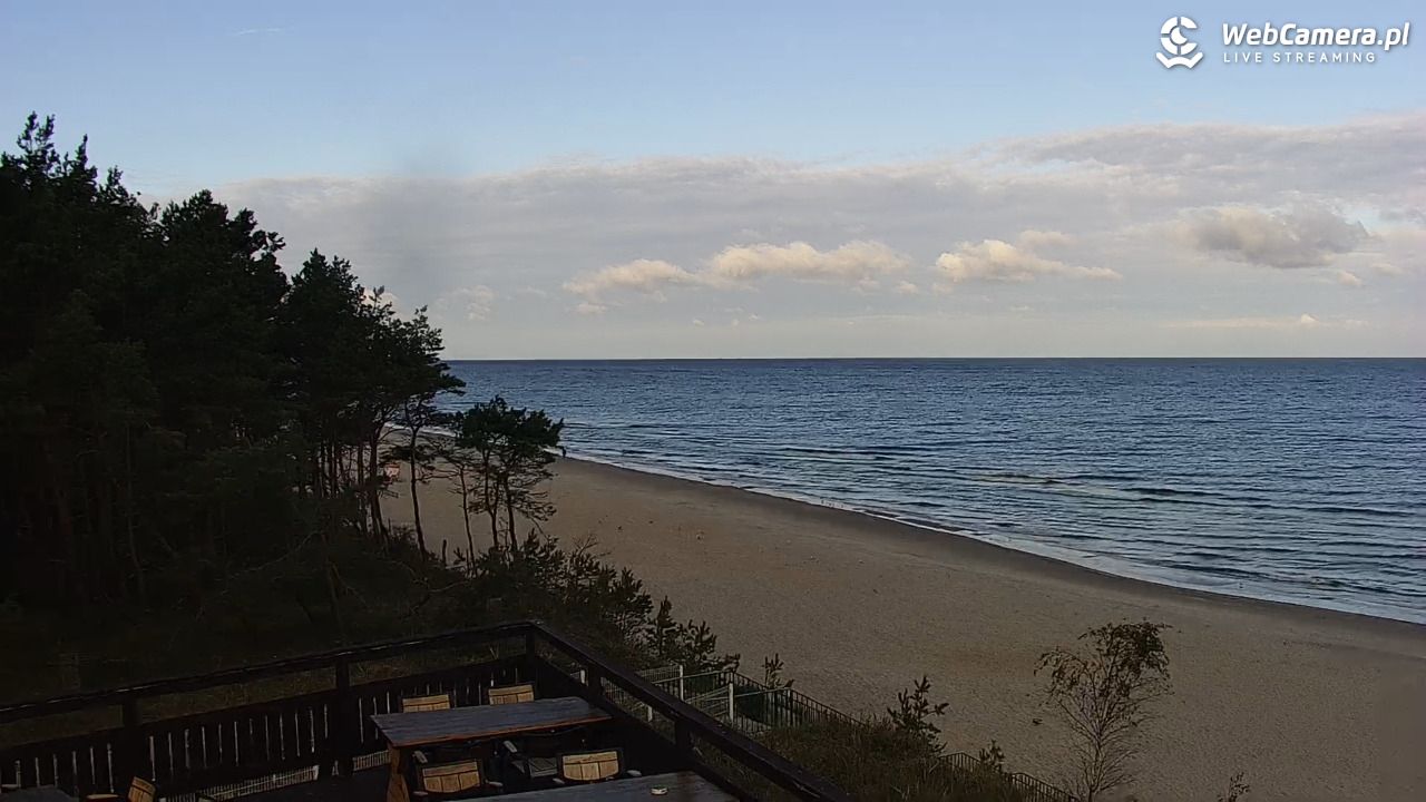 Międzywodzie - widok na plażę - 18 wresień 2026, 08:24