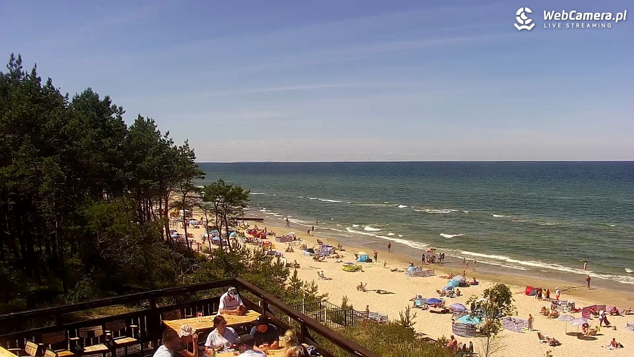 Międzywodzie - widok na plażę - 22 czerwiec 2026, 13:02