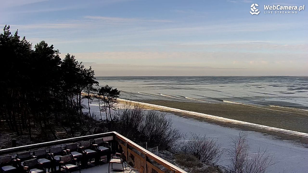 Międzywodzie - widok na plażę - 01 luty 2026, 10:58
