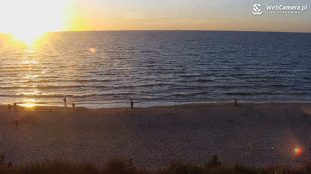 Międzywodzie - widok na plażę - 22 czerwiec 2026, 21:19