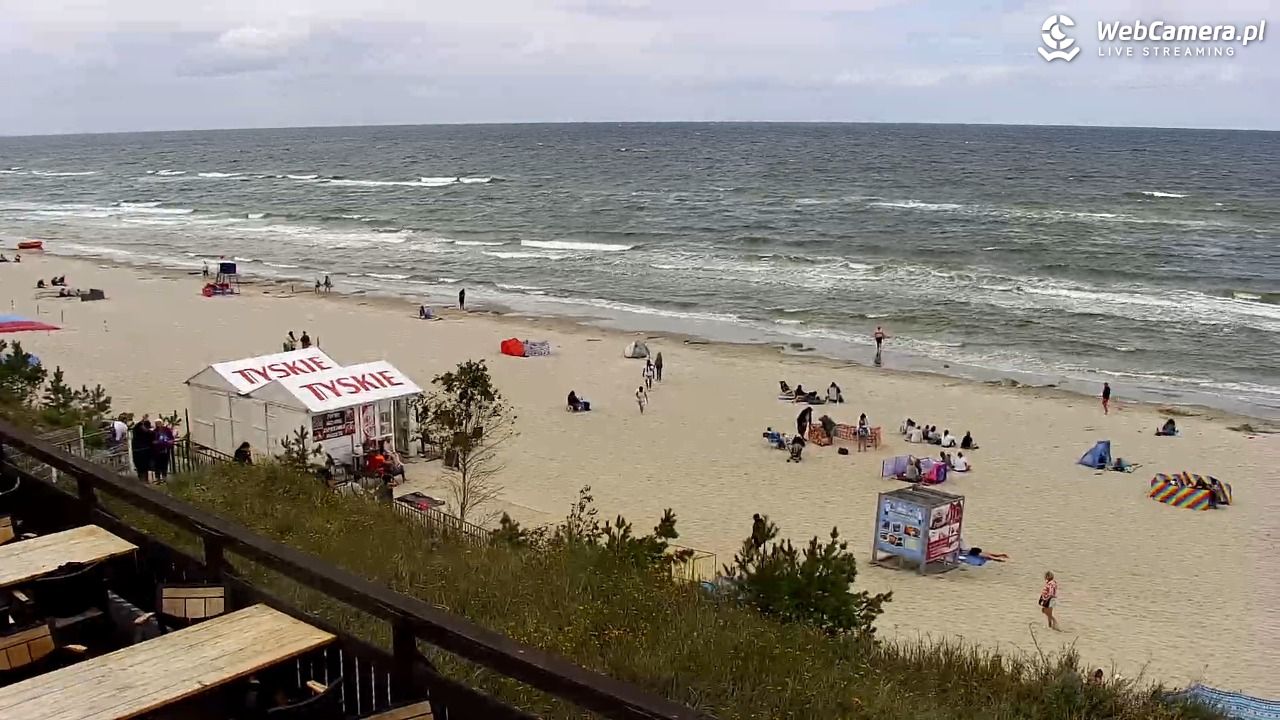Międzywodzie - widok na plażę - 07 sierpień 2026, 14:16