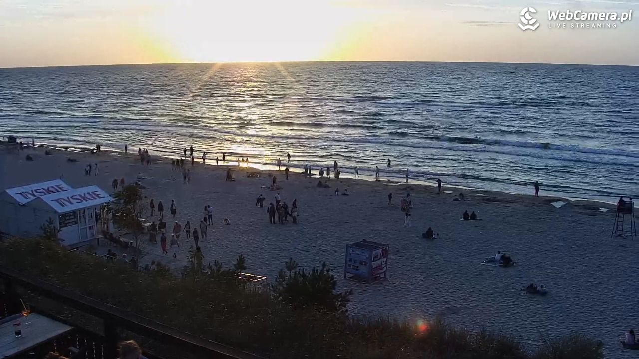 Międzywodzie - widok na plażę - 06 sierpień 2026, 20:27