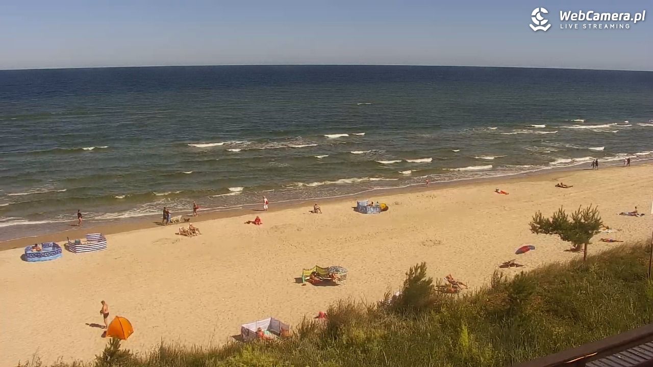 Międzywodzie - widok na plażę - 22 czerwiec 2026, 10:27