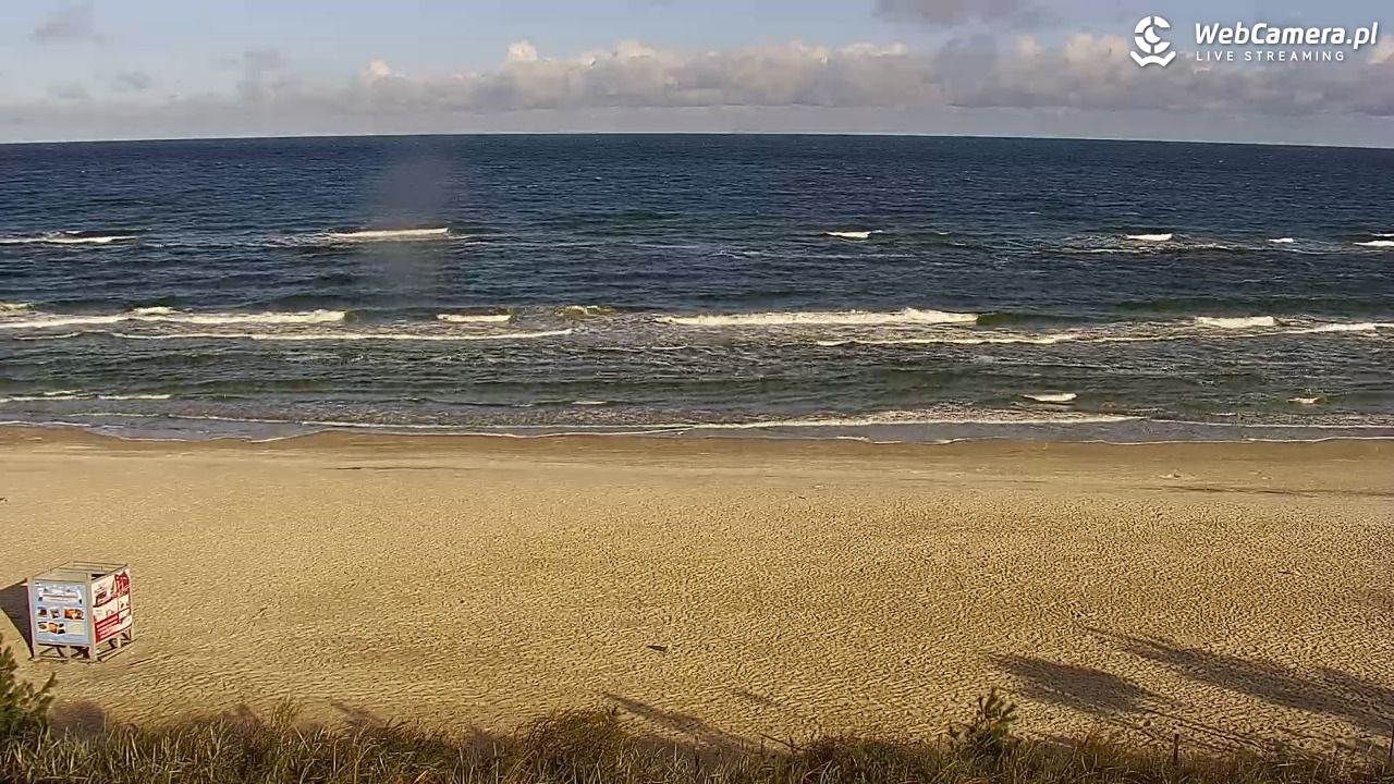 Międzywodzie - widok na plażę - 17 wresień 2026, 08:56