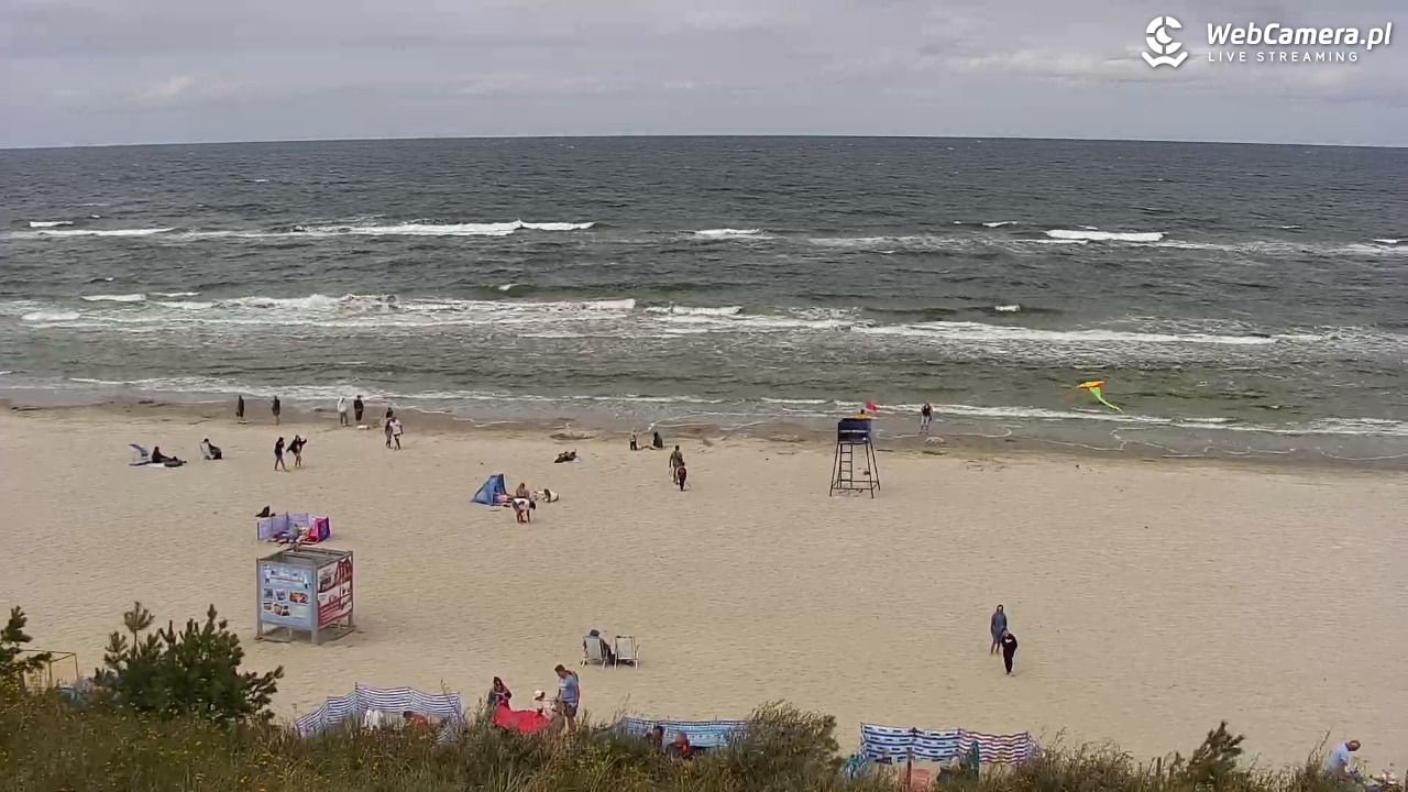 Międzywodzie - widok na plażę - 07 sierpień 2026, 13:31