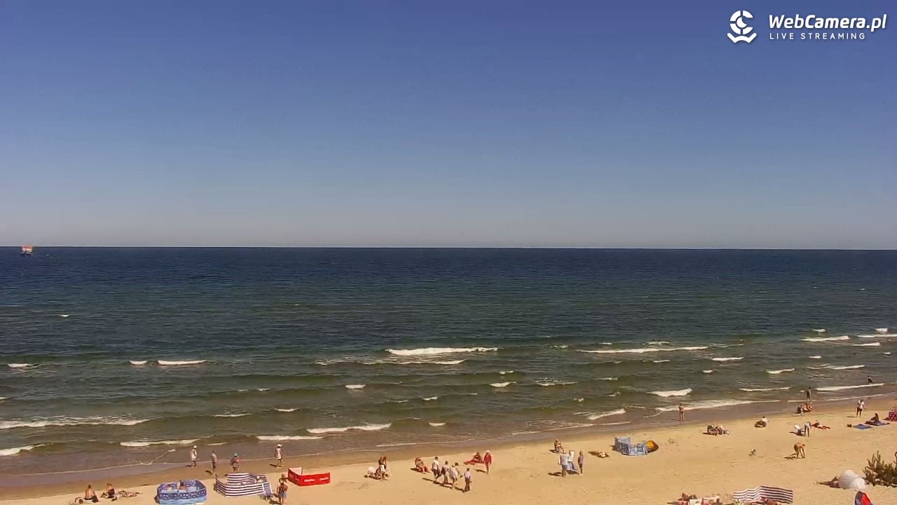 Międzywodzie - widok na plażę - 22 czerwiec 2026, 11:08